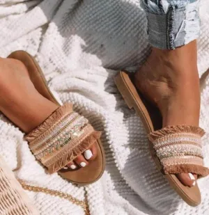 Women's New Rome Retro Sandals Flat