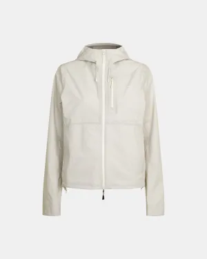 Women's Off-Race Shell Jacket - Off White
