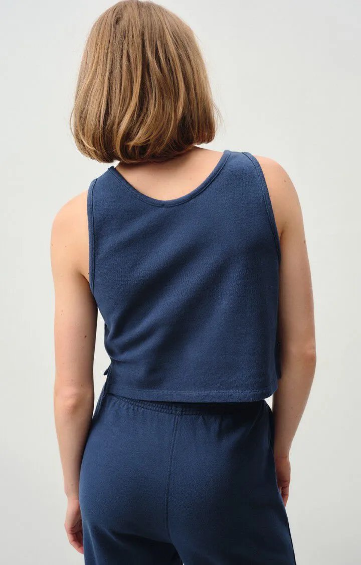 WOMEN'S TANK TOP HODATOWN - NAVY MELANGE