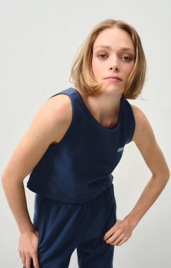 WOMEN'S TANK TOP HODATOWN - NAVY MELANGE
