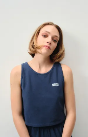 WOMEN'S TANK TOP HODATOWN - NAVY MELANGE