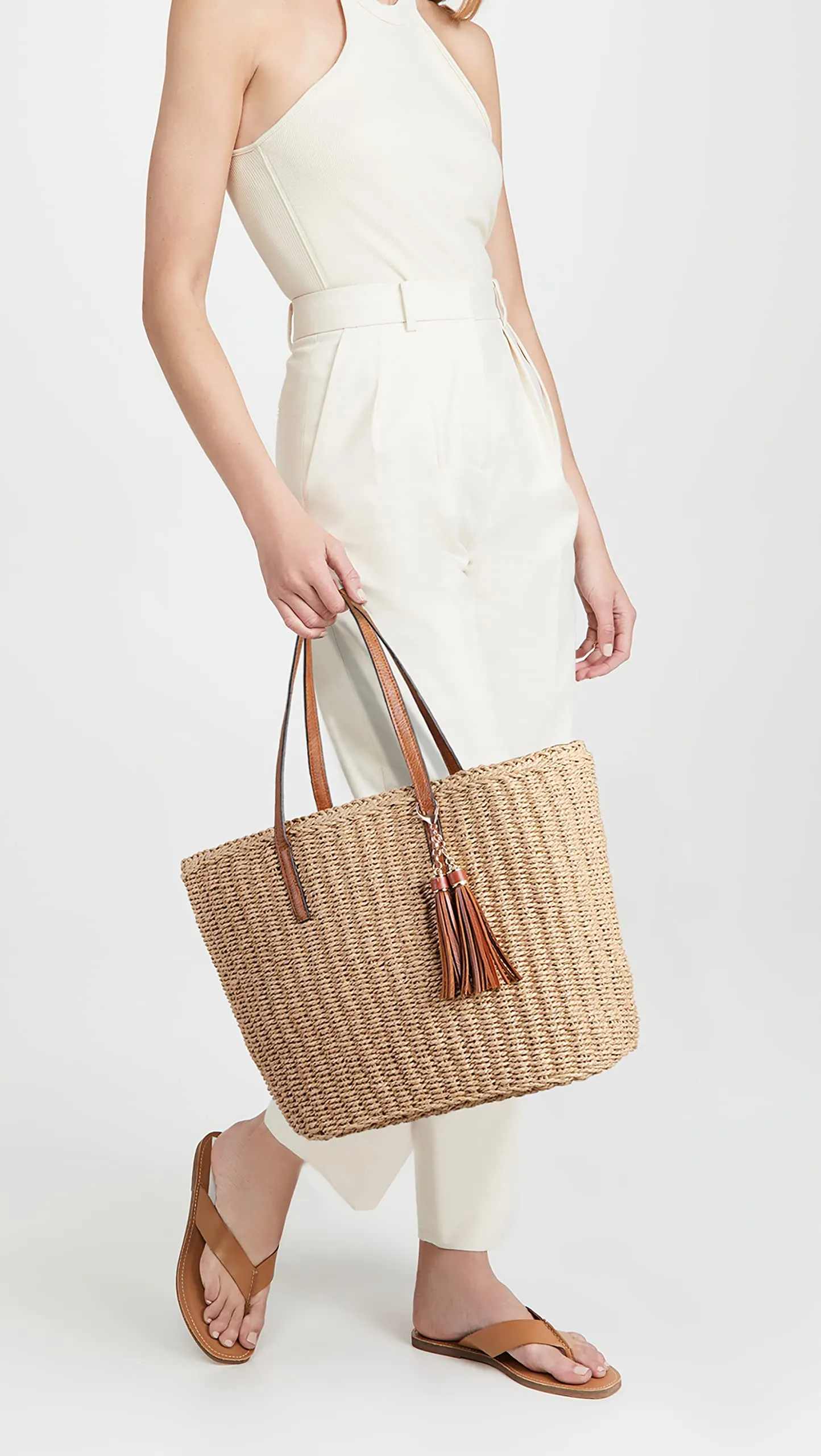 YXILEE M Size Travel Straw Totes Bag For Women, Shoulder Bag for Summer